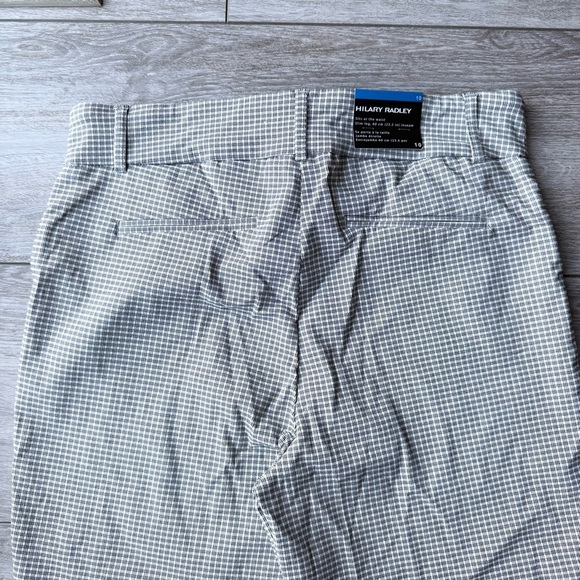 NWT Hilary Radley Plaid Slim Fit Cropped Pants - Picture 10 of 11